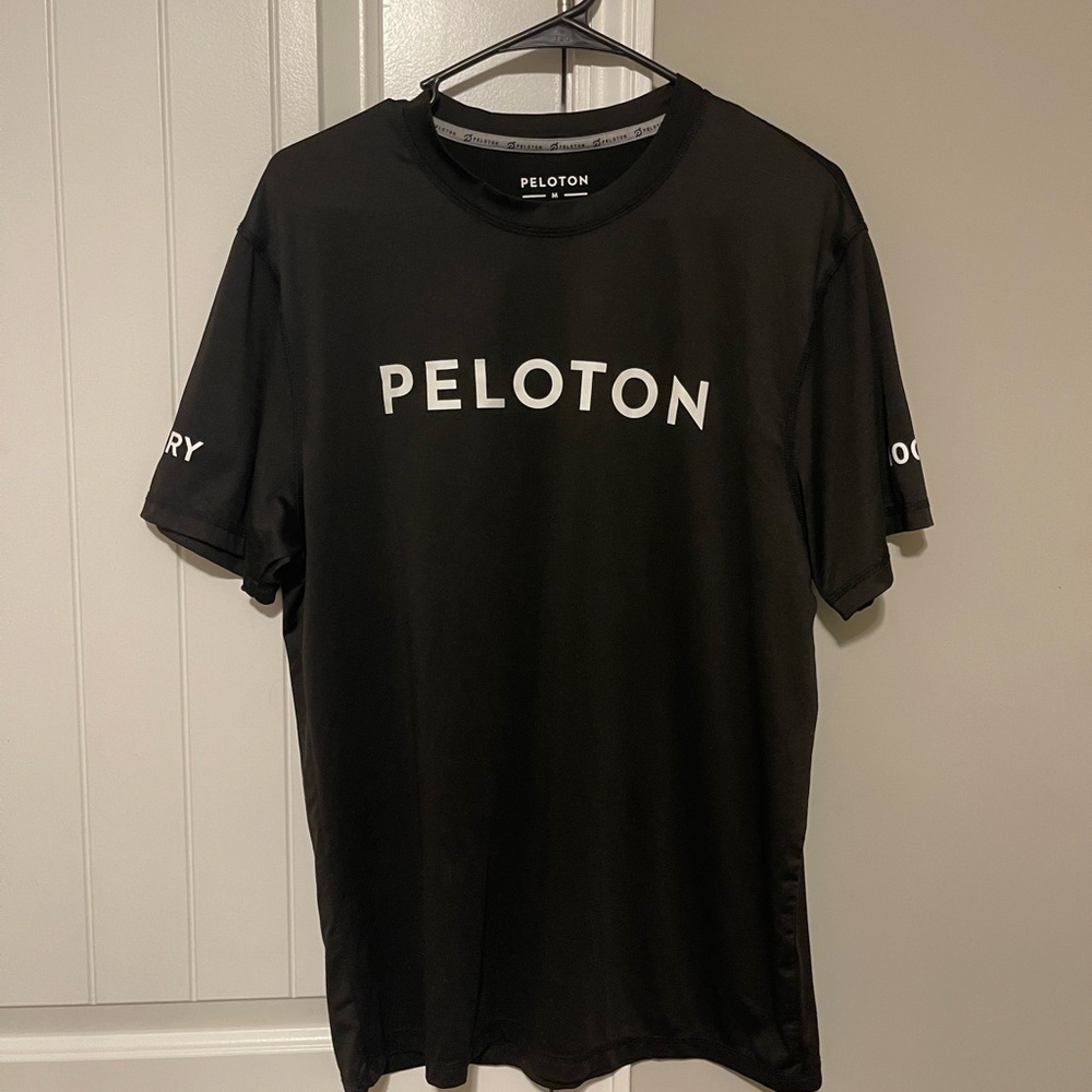 Peloton Black Short Sleeve Tee 100 Century Rides
